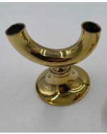 Florian Schulz Ceiling Diverter for pull lamps in brass polished