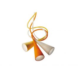 Foscarini Uto weiß, gelb und orange