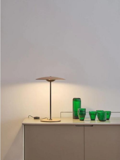 led ginger table lamp