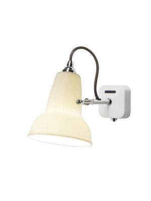 Anglepoise Original 1227 Mini Ceramic Wall Light switched on