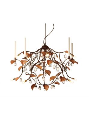 Anthologie Quartett Jahreszeiten Herbst Pendant Lamp 90 cm, bronze brown