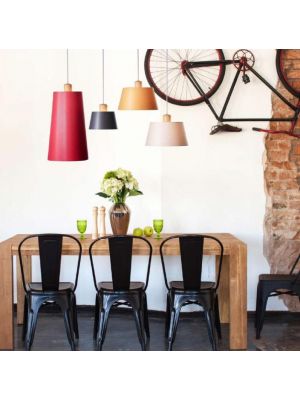Domus Theo 1 Pendant Lamp graphite (second from left)