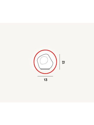 Foscarini Hoba Piccola Tisch - Decken - Ersatzglas / Foscarini Hoba Midi Table - Ceiling Lamp Replacement Glass