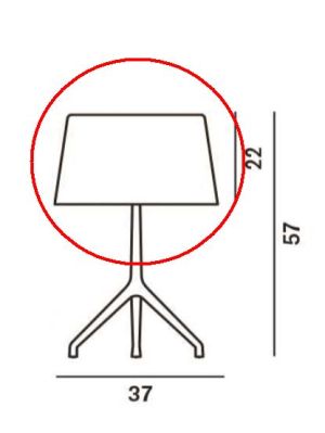 Foscarini Lumiere XXL Ersatzglas / Foscarini Lumiere XXL Replacement Glass