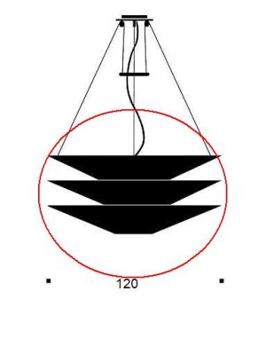 Ingo Maurer Floatation 1 Ersatzschirm-Set / Ingo Maurer Floatation 1 replacement shade set
