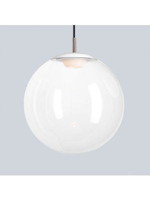 Mawa Glaskugelleuchte LED 30cm white opal, mounting white