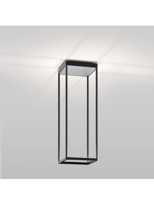 Serien Lighting Reflex2 Ceiling S600-schwarz, Reflektor silber
