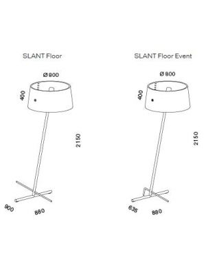 Serien Lighting Slant Floor and Slant Floor Event spare shade